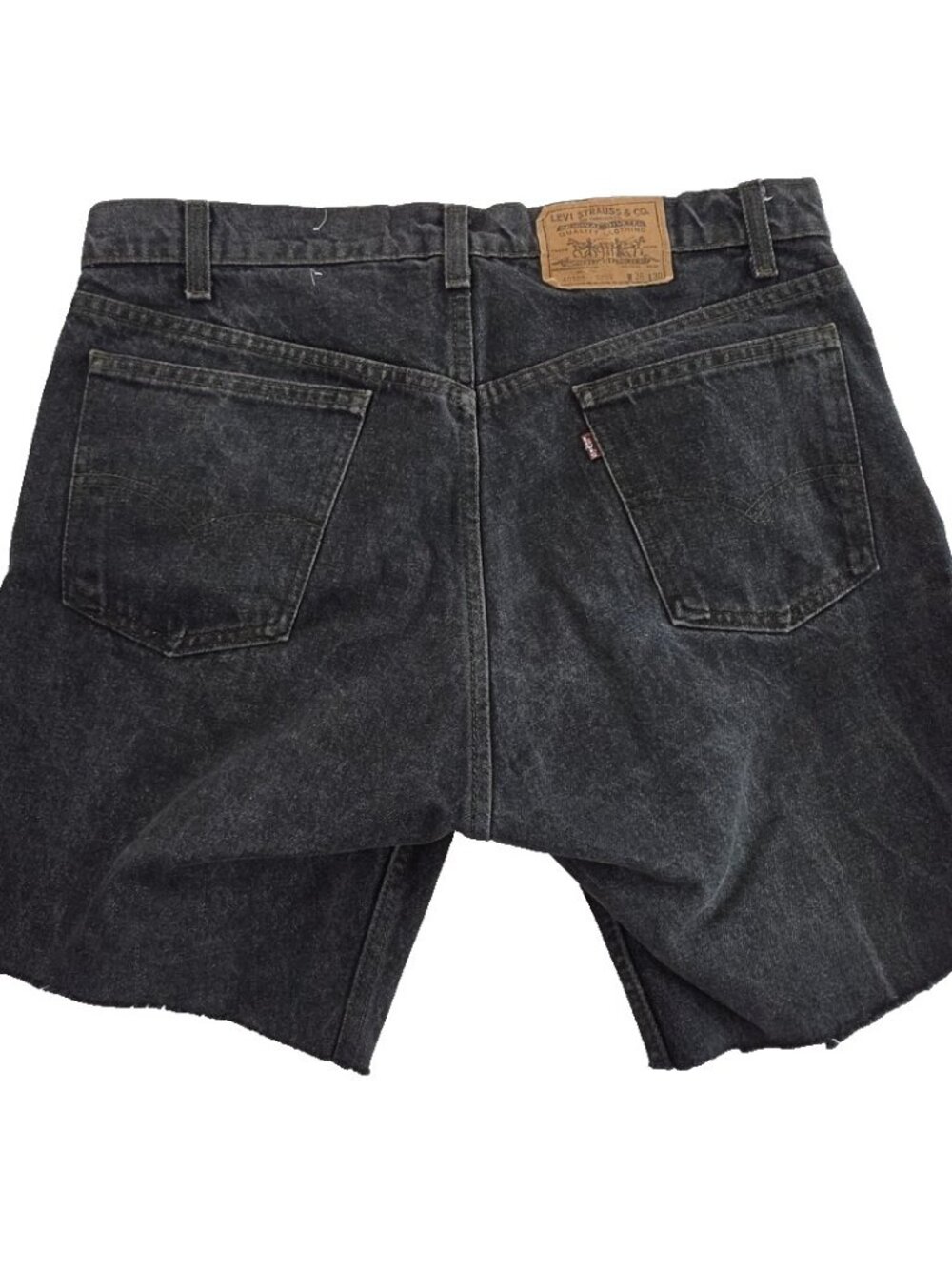 Levi's Cut Off Shorts Mens 38 Black Vintage 40505 (Husky‎ 505) 7" Inseam Vintage